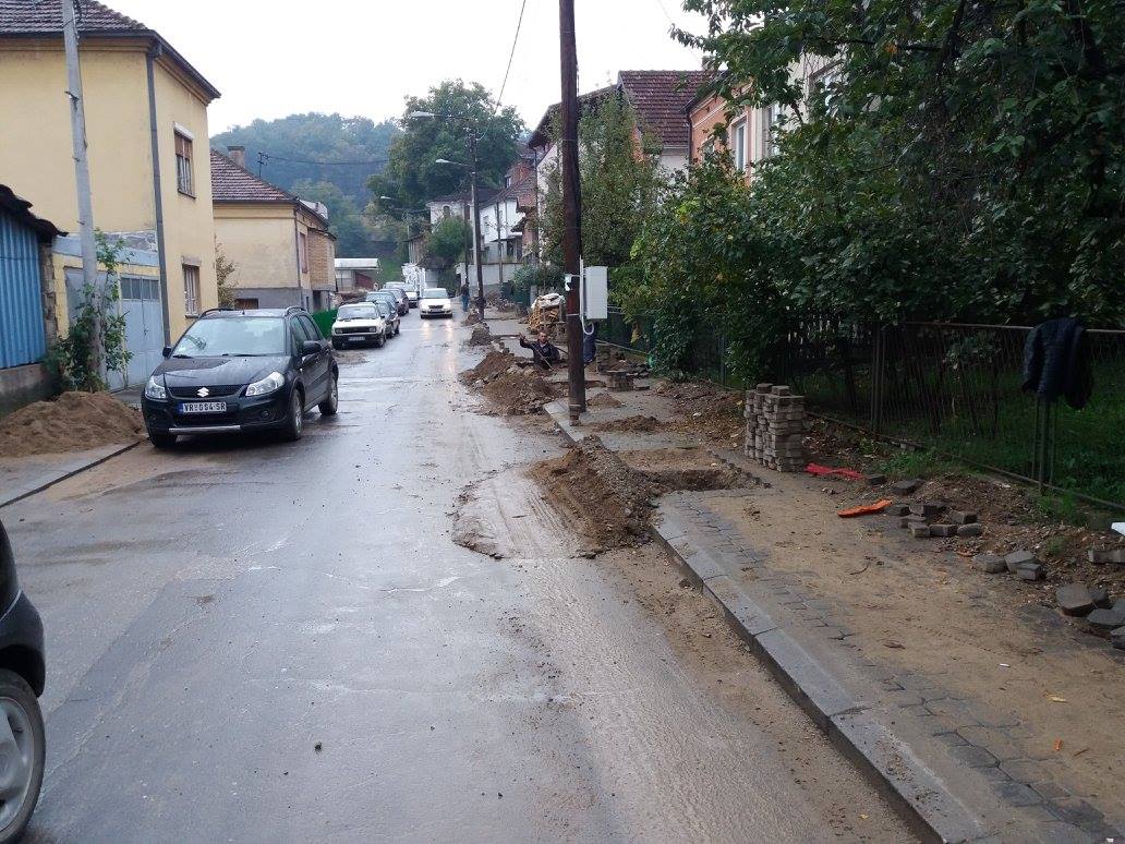 Реконструкција водоводне мреже у улици Ратка Павловића